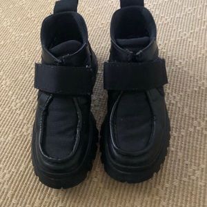 Prada vibram sole boots